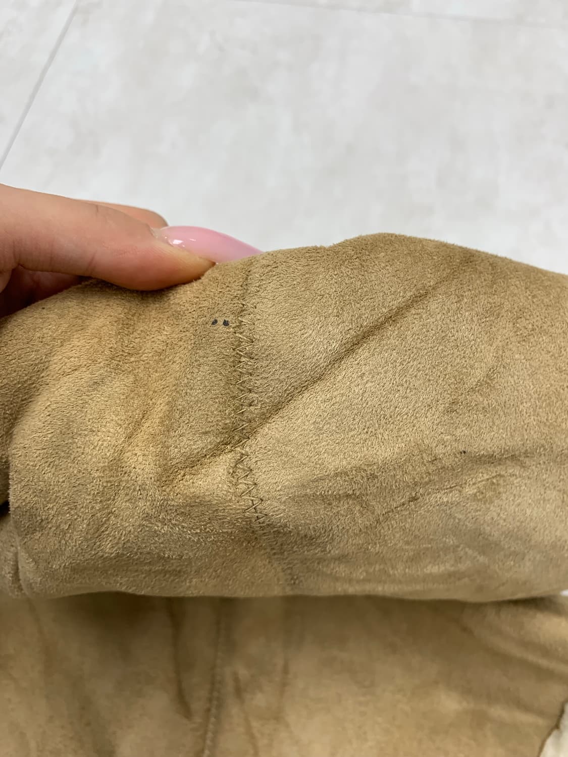 Crazy angel 무스탕 베스트 후드 #631 상품이미지8