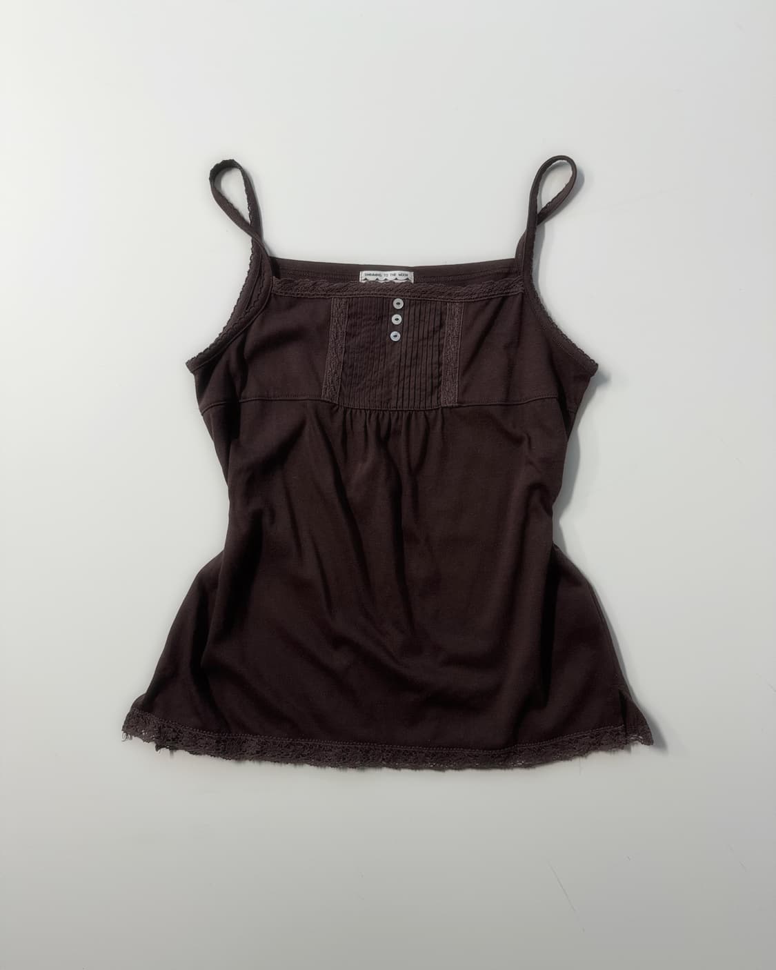 버튼 레이스 슬리브리스 상품이미지1