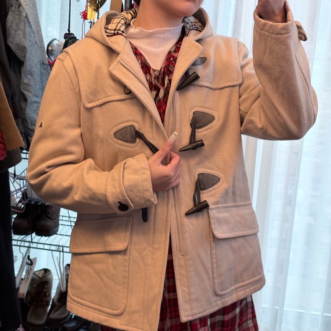 버버리 아이보리 떡코트 상품이미지3