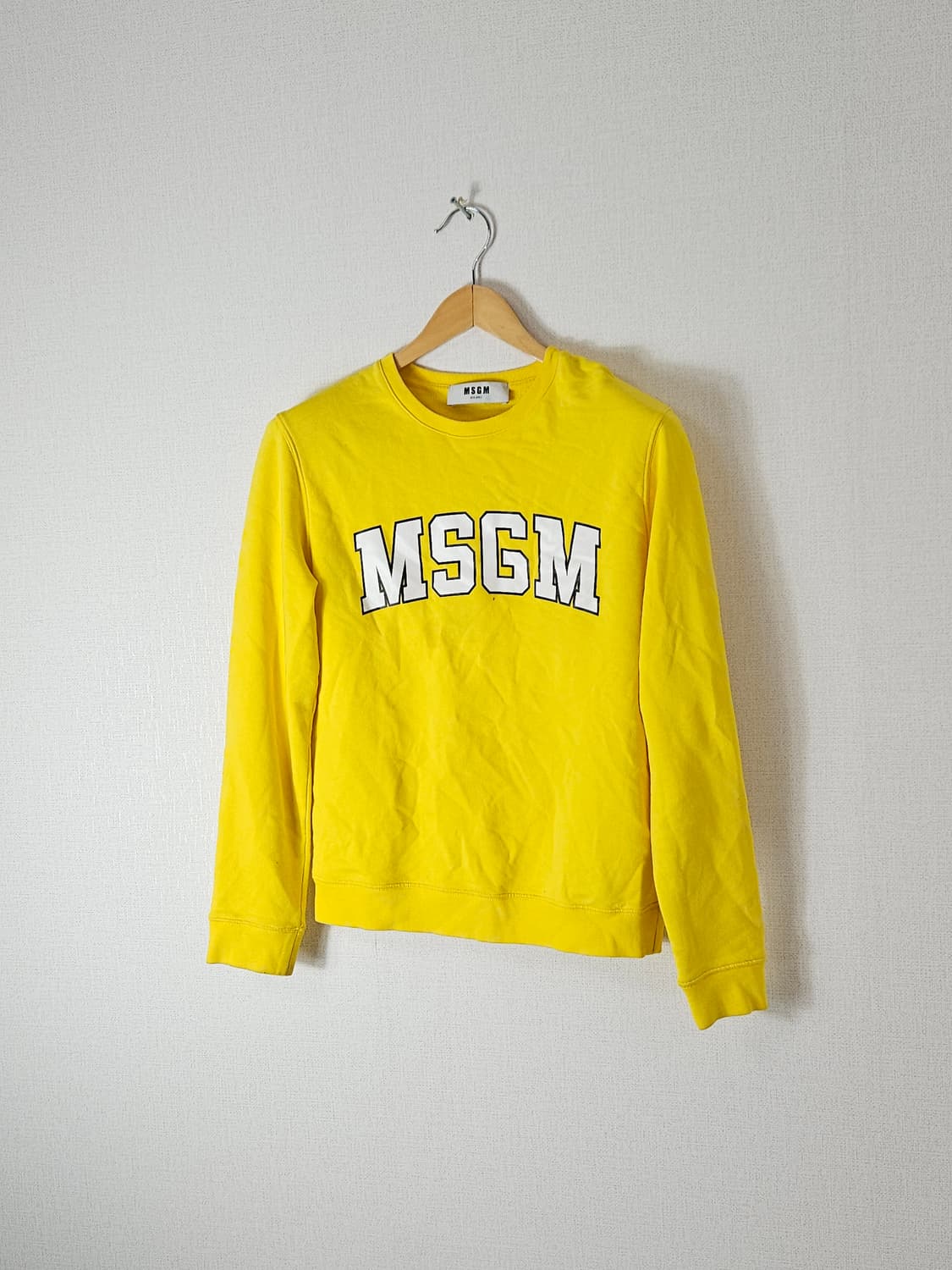 MSGM 엠에스지엠 경량 맨투맨 스웻셔츠 테리 XS (백화점 정품) 상품이미지1