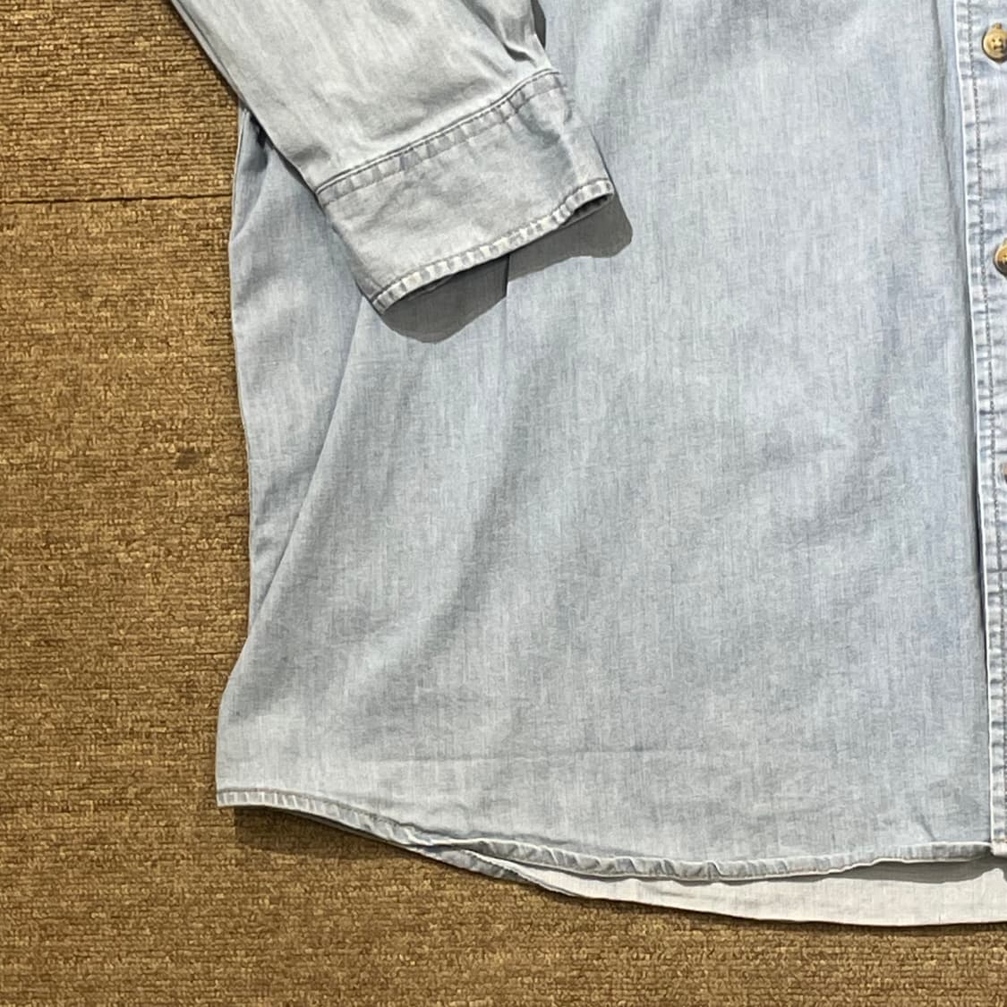 (3XL) Wrangler 랭글러 코튼 데님 셔츠 상품이미지3