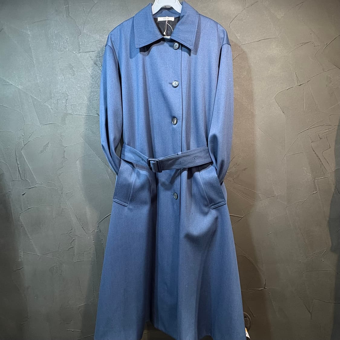 [36] CELINE 셀린느 블루 트렌치 코트 상품이미지1
