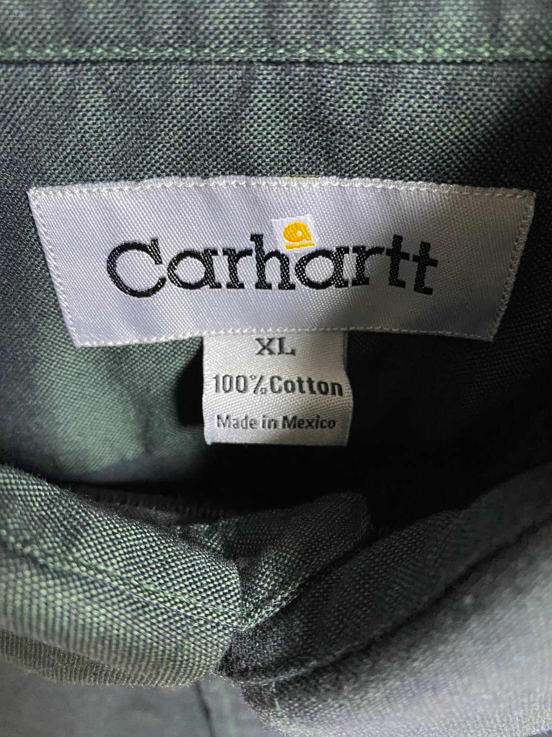 칼하트(Carhartt) 녹색 긴팔 셔츠 XL 상품이미지3