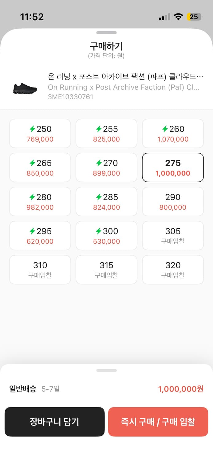 On X Paf Cloudmonster 2 275 상품이미지9