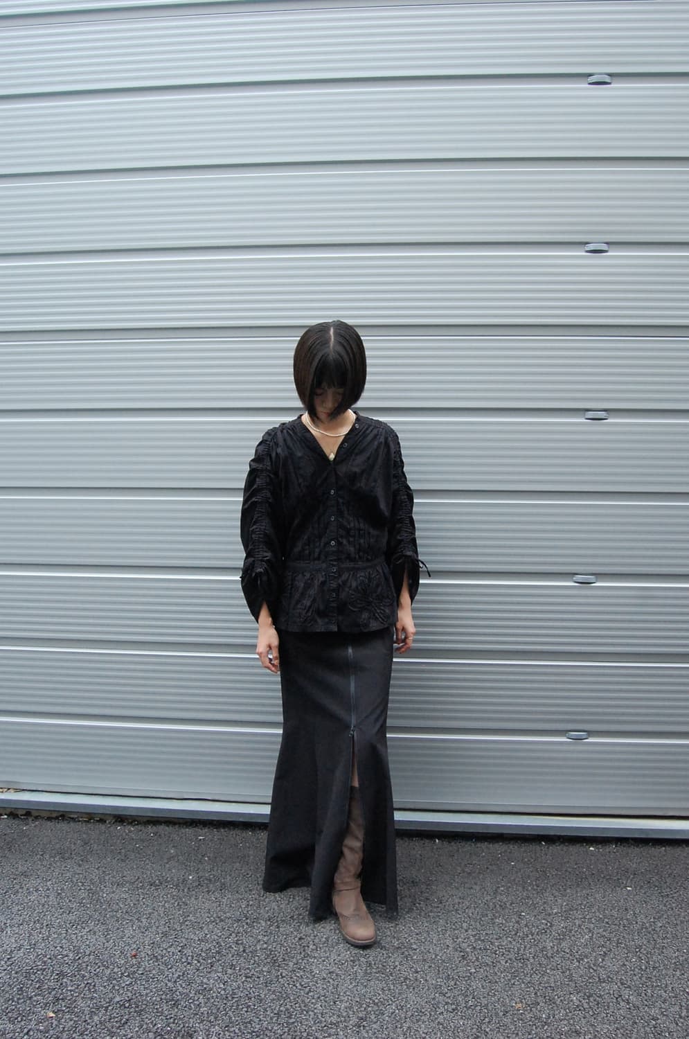 Tilt 2way maxi Skirt 상품이미지3