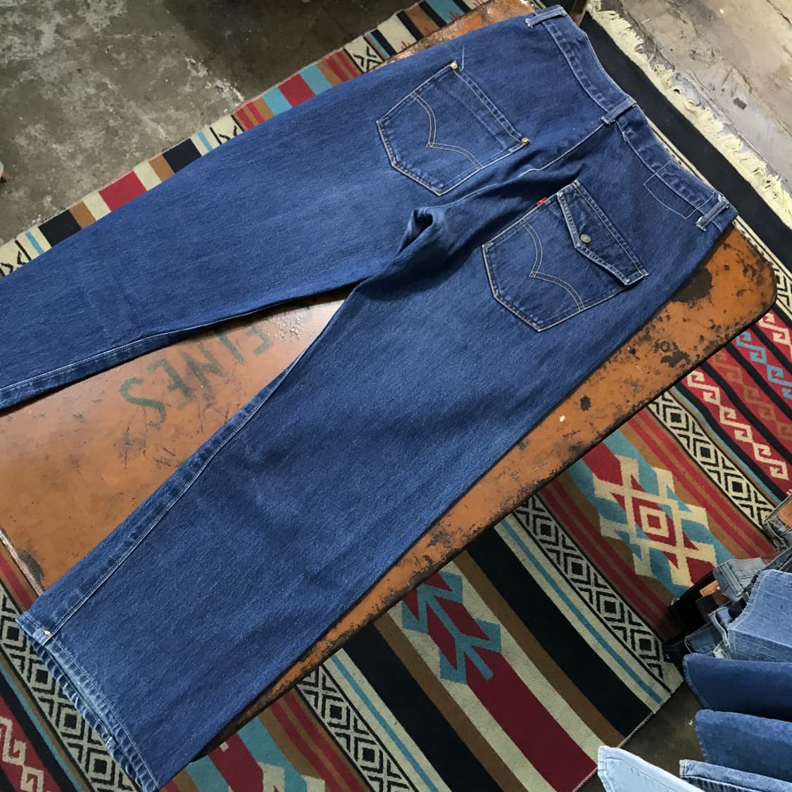 리바이스 엔지니어드진 중청 스트레이트핏 데님 팬츠 허리 32 33 상품이미지2