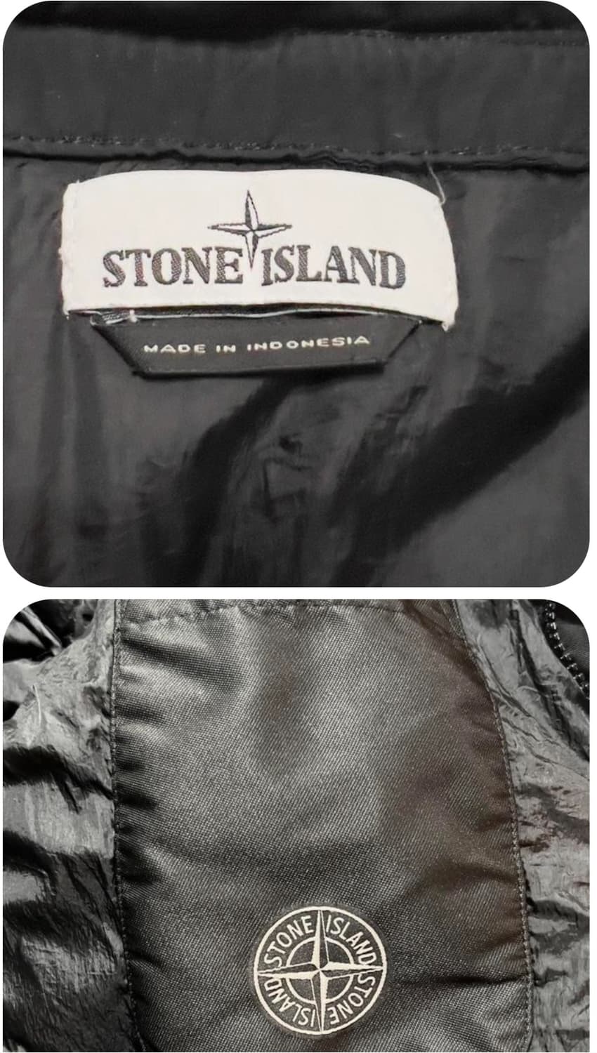 스톤아일랜드 크링클랩스 논후드 패딩 상품이미지8