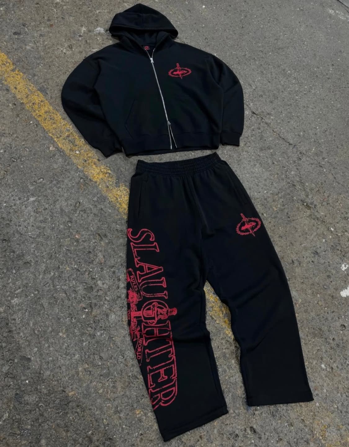 Corteiz x SlaughterGang 21 Savage hoodie 상품이미지3