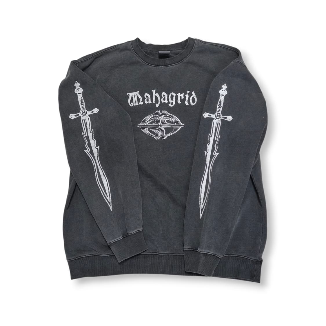 MAHAGRID 마하그리드 피그먼트 그레이 맨투맨 상품이미지2