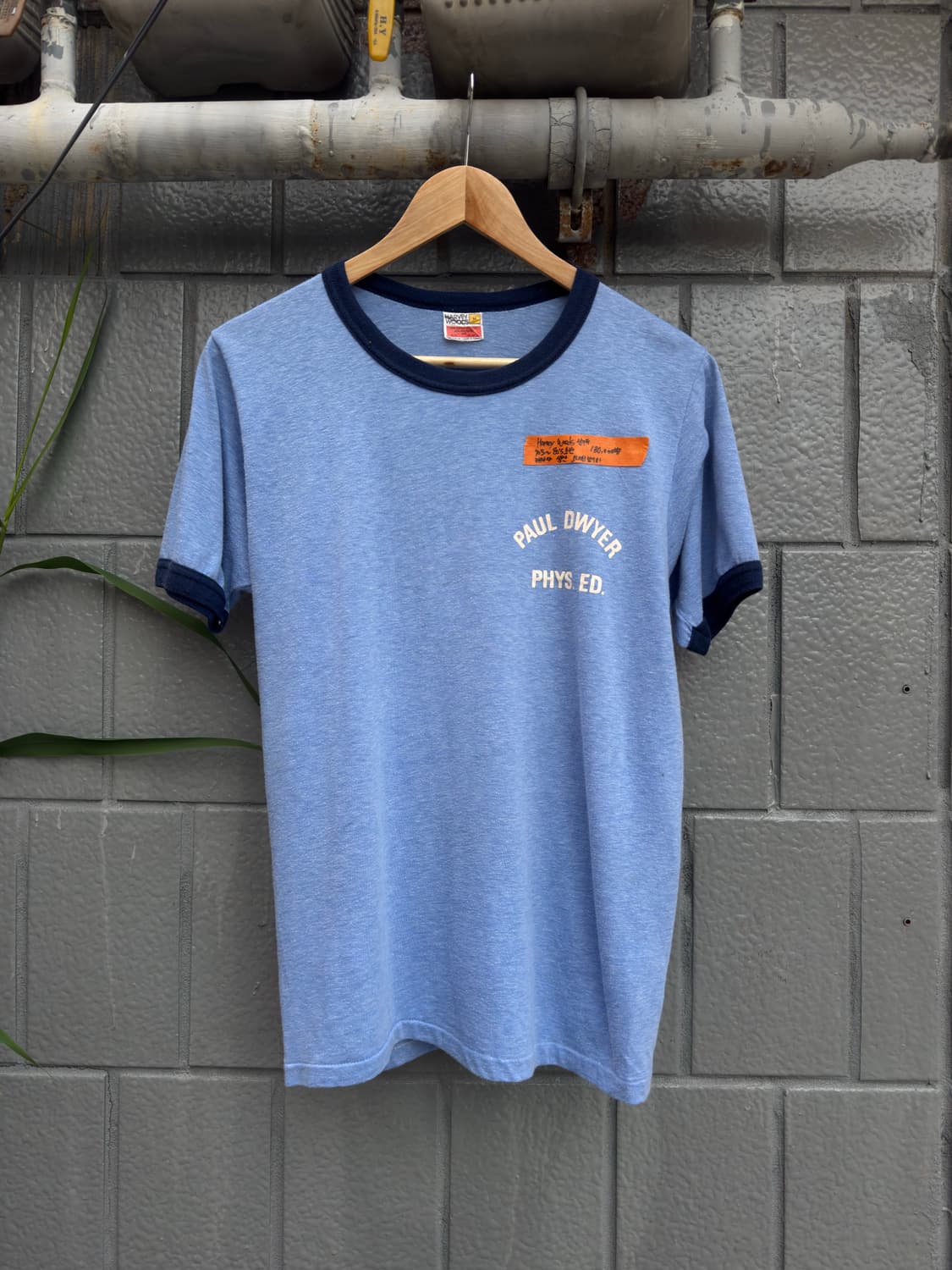 80s HARVEY WOODS 링거 티셔츠 / MADE IN CANADA 상품이미지1