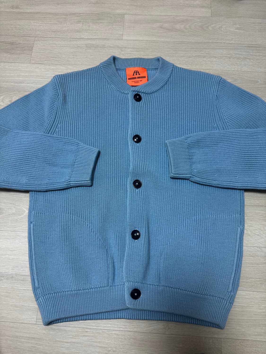 [m] 안데르센안데르센 스키퍼 가디건 라이트블루 상품이미지1