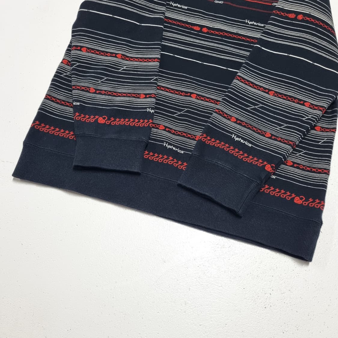 Hysteric Glamour 체인링크 크롭 맨투맨 - Free 상품이미지6