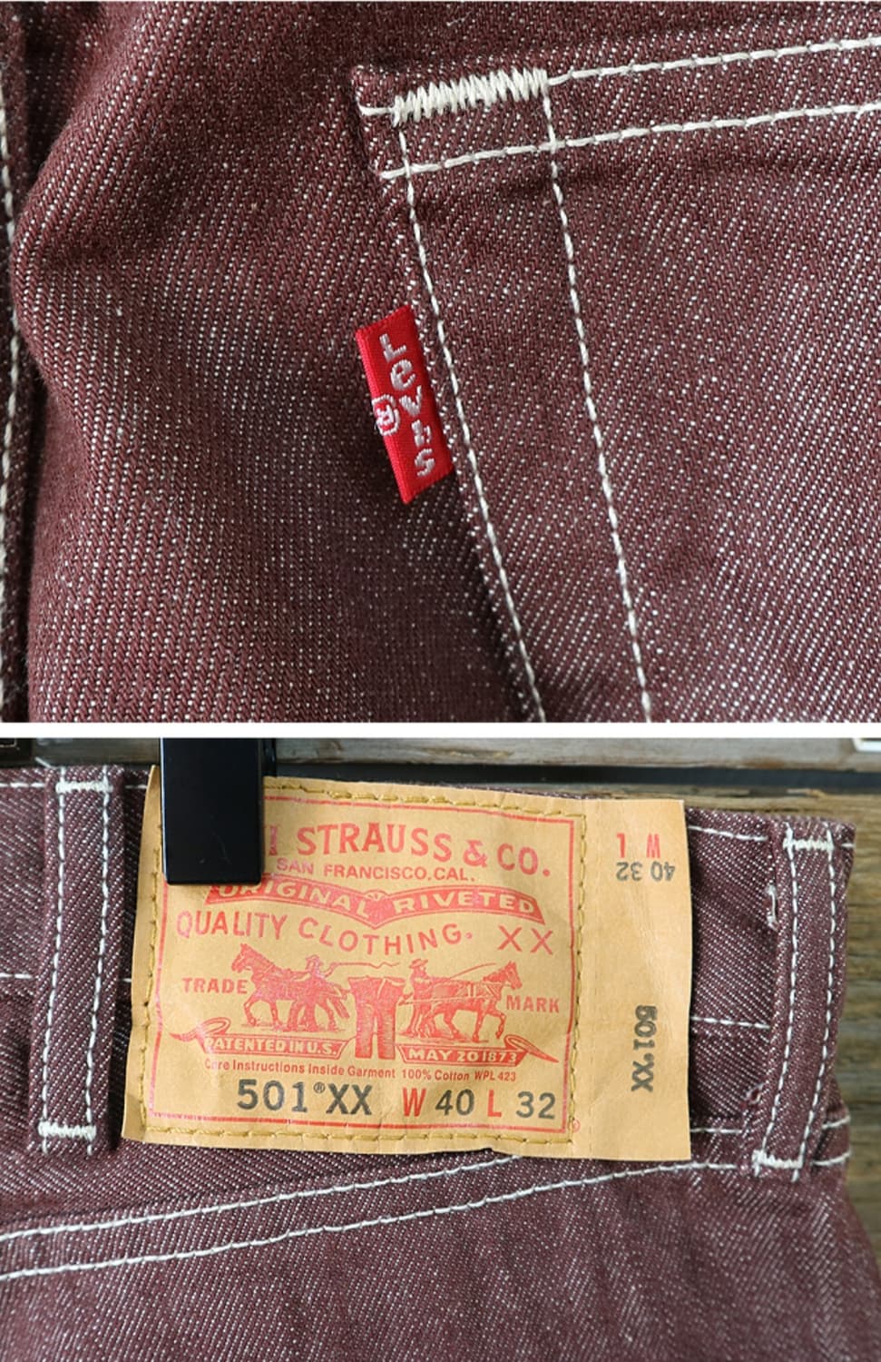 
LEVIS 리바이스 501XX 데님 40사이즈  상품이미지6