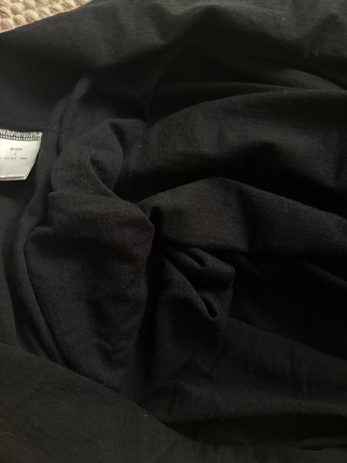 (3)BODHI CASHMERE 반팔티 블랙 상품이미지3