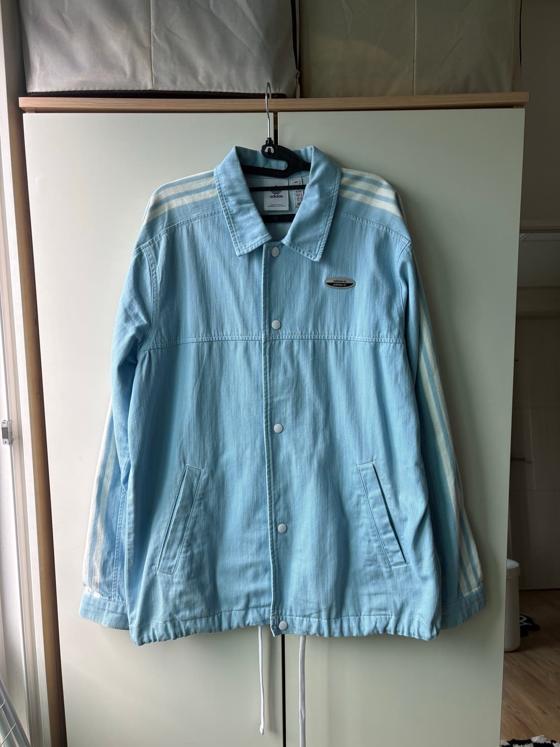 아디다스 데님 트랙 자켓 소라 상품이미지1