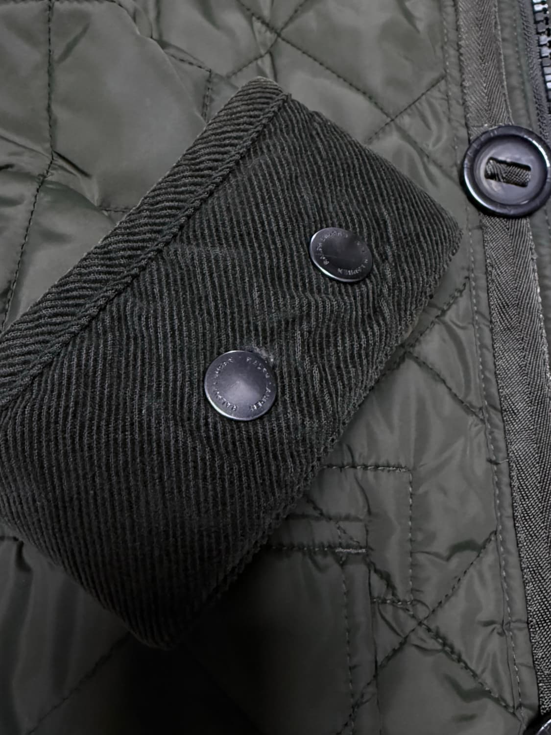 폴로랄프로렌 코로듀이카라 퀄팅자켓 M 카키 상품이미지8