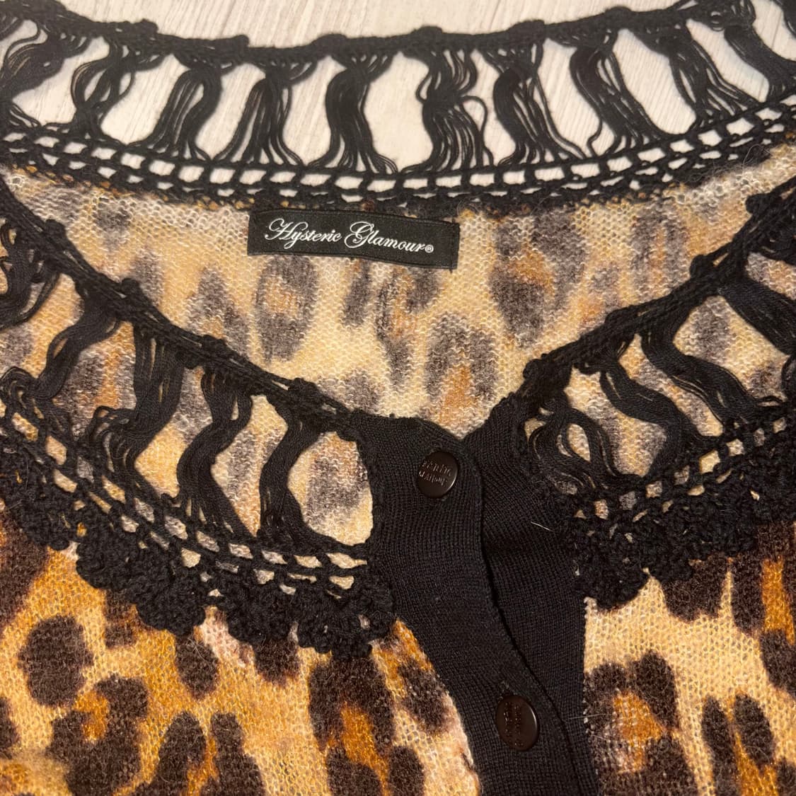 Hysteric glamour 히스테릭글래머 레오파드 가디건 상품이미지8