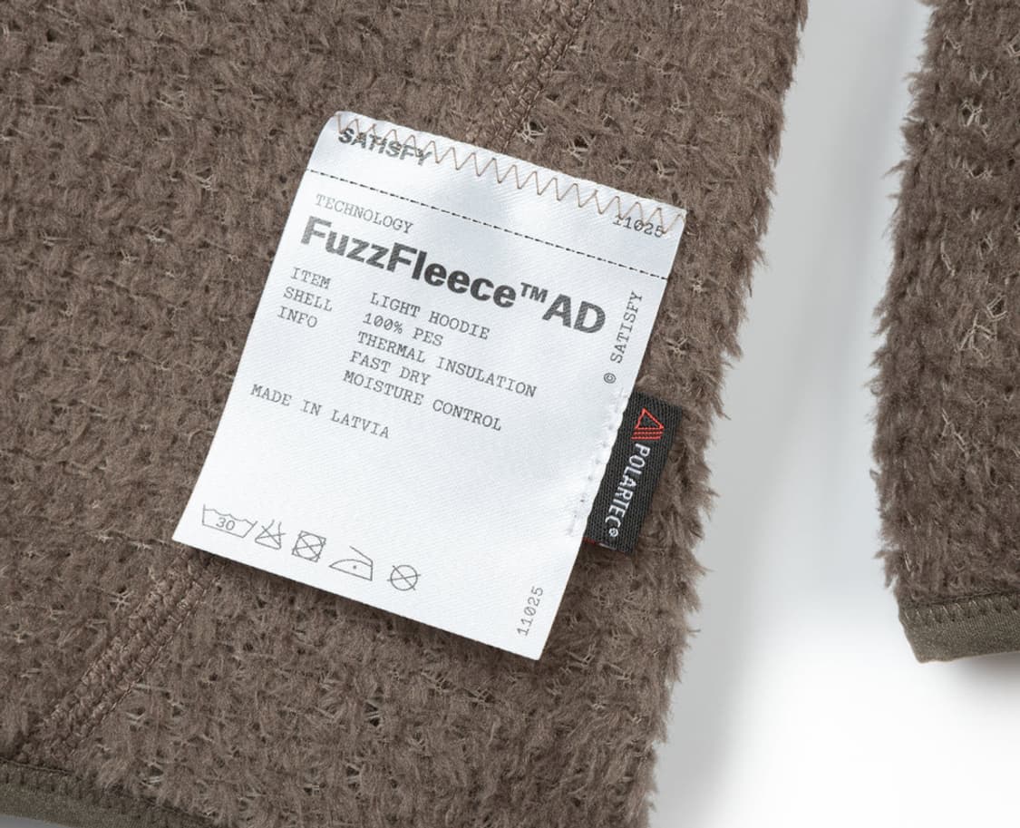 새티스파이 퍼즈플리스 AD 라이트 후디 L 새상품 상품이미지7