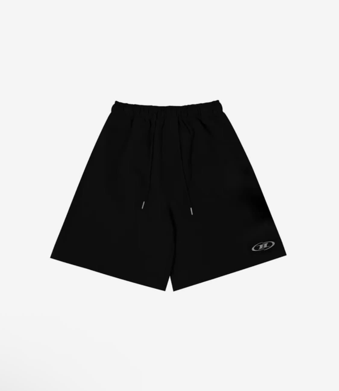 본투윈 B 로고 하프 롱 팬츠 바지 그레이 2 상품이미지1