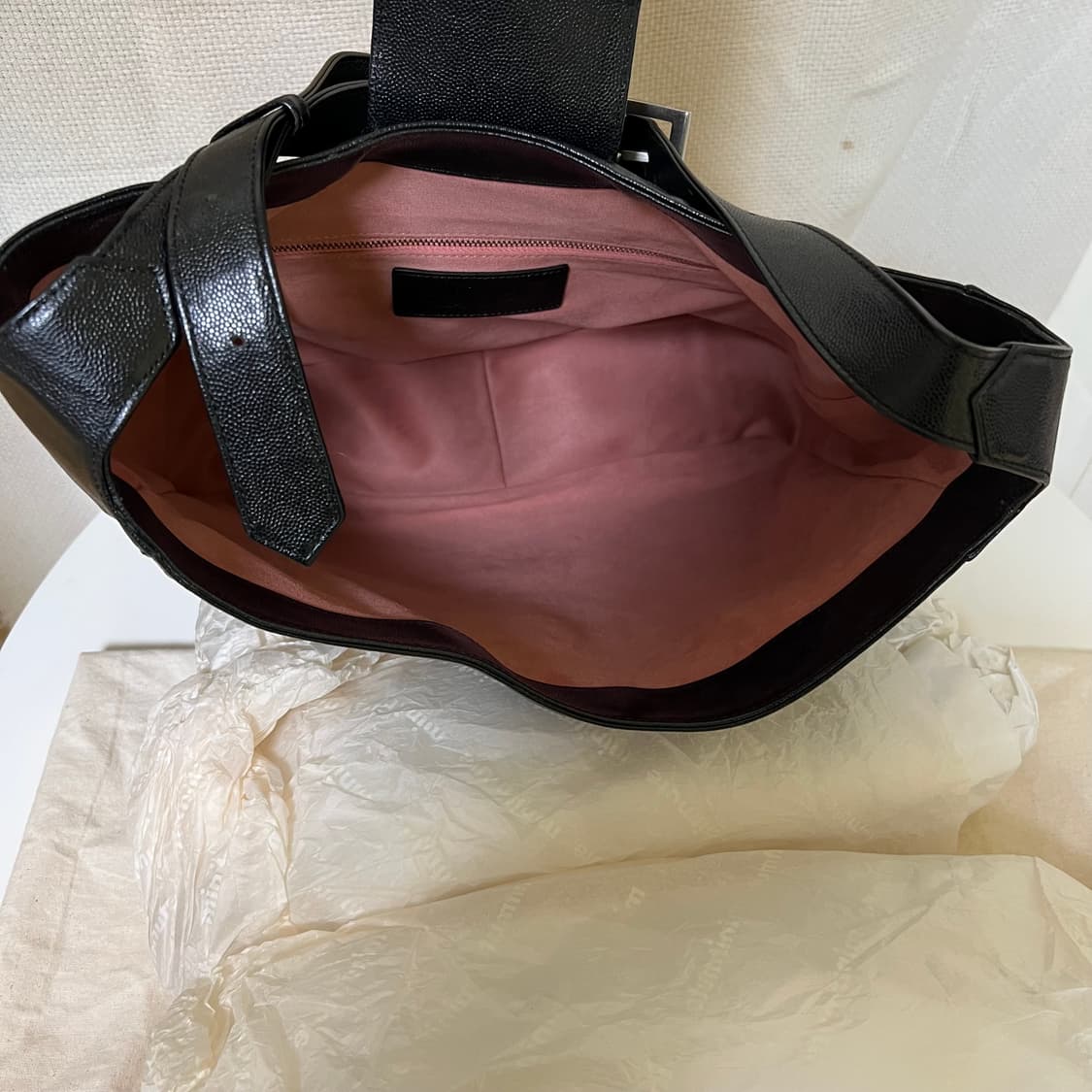 미닛뮤트 바톤백 블랙 라지 상품이미지4