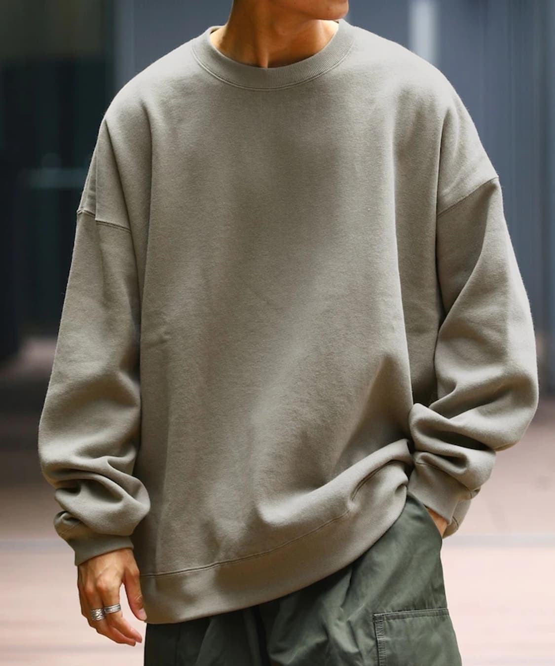 프릭스 스토어 USA 코튼 12oz 오버 맨투맨 티셔츠 상품이미지1