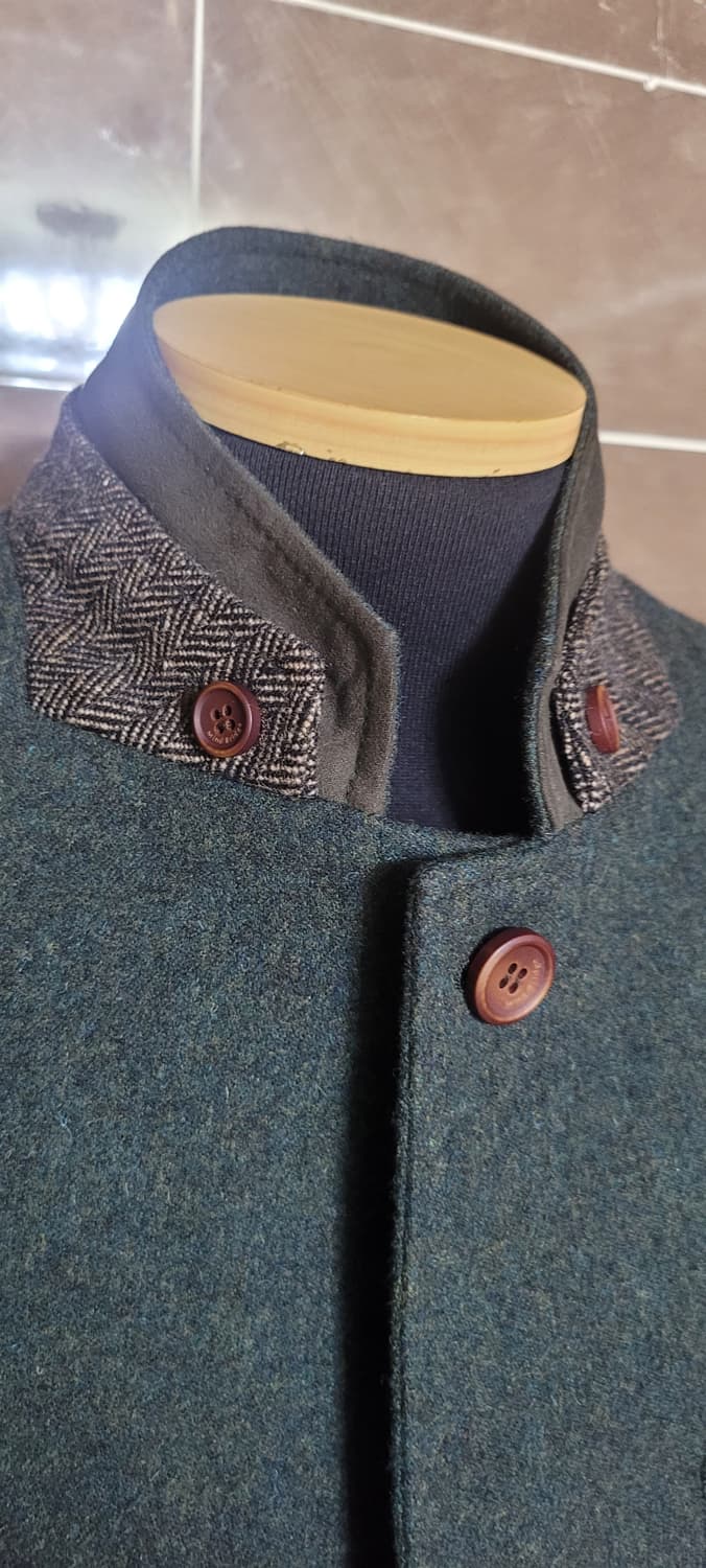 👔남성100사이즈👔누오보비트 헨리넥 자켓(모80) 상품이미지4