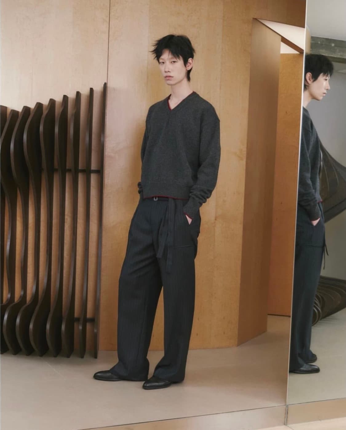 웨이비니스 드리프트 레이어드 니트 1 상품이미지2