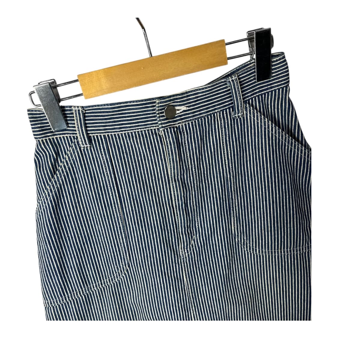 [EL JOHN] 엘존 재팬 히코리 퍼티그 데님스커트 상품이미지3