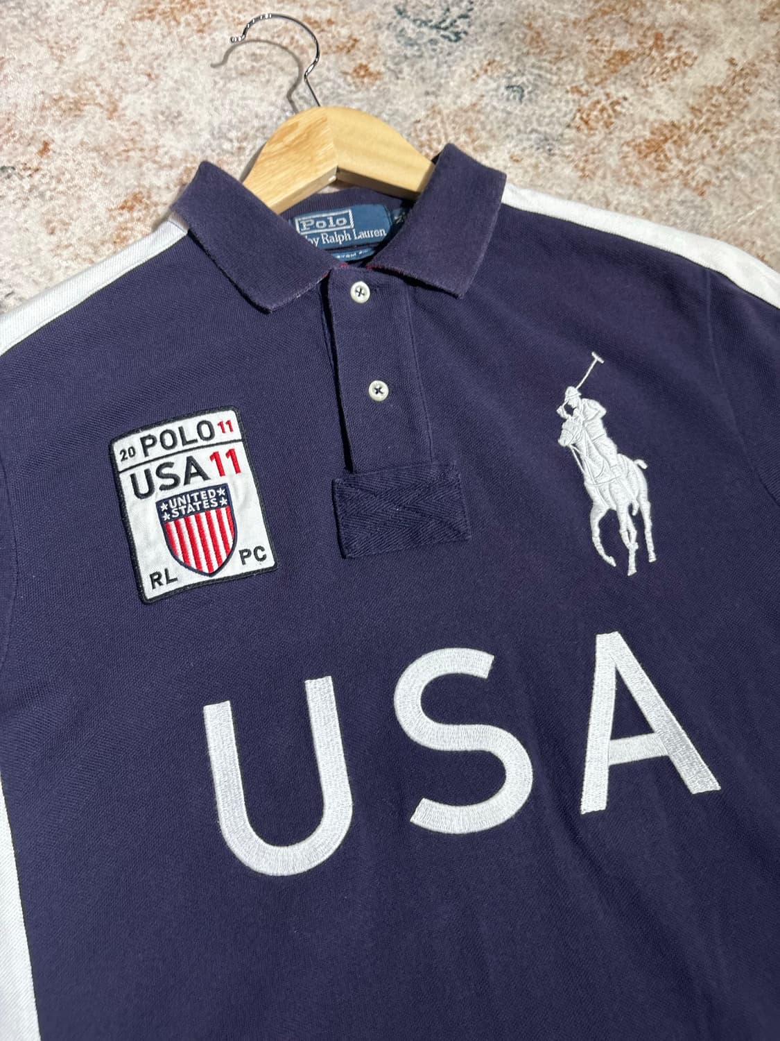 폴로 빅포니 USA 10 카라 반팔 티셔츠 상품이미지3