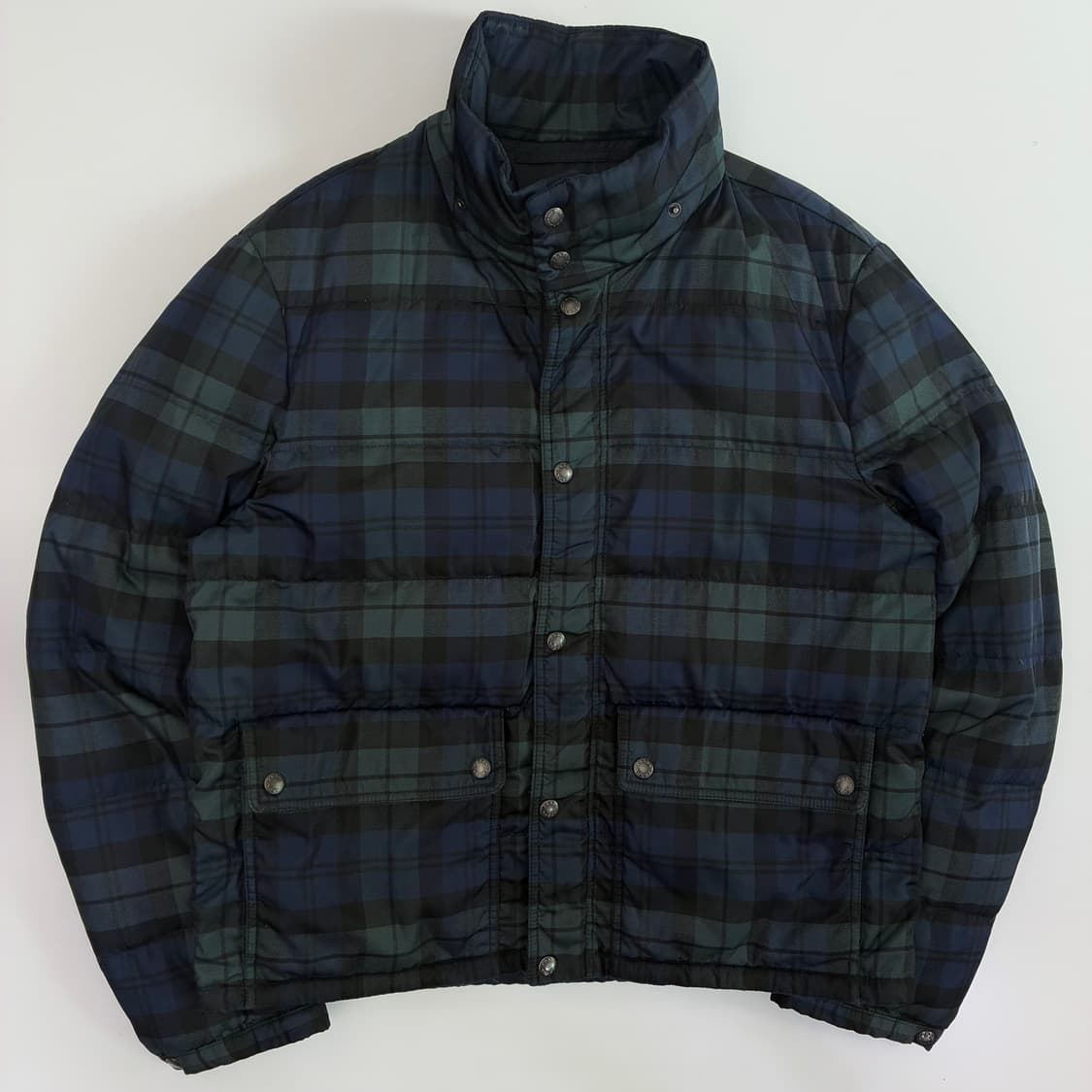 Prada 프라다 90‘s 스포츠 블랙워치 푸퍼 패딩 상품이미지1