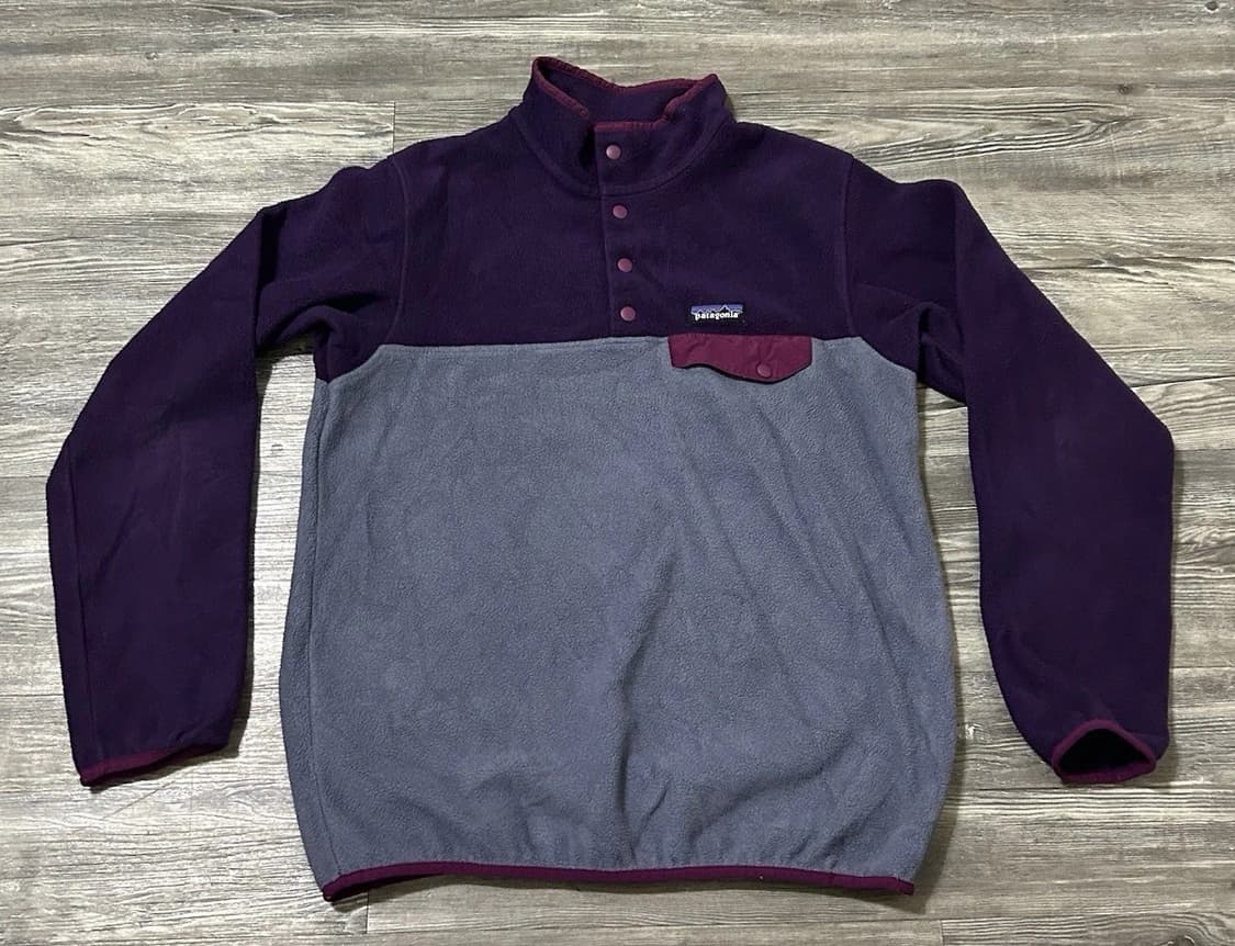 16FW 파타고니아 신칠라 스냅T 퍼플/그레이 상품이미지1