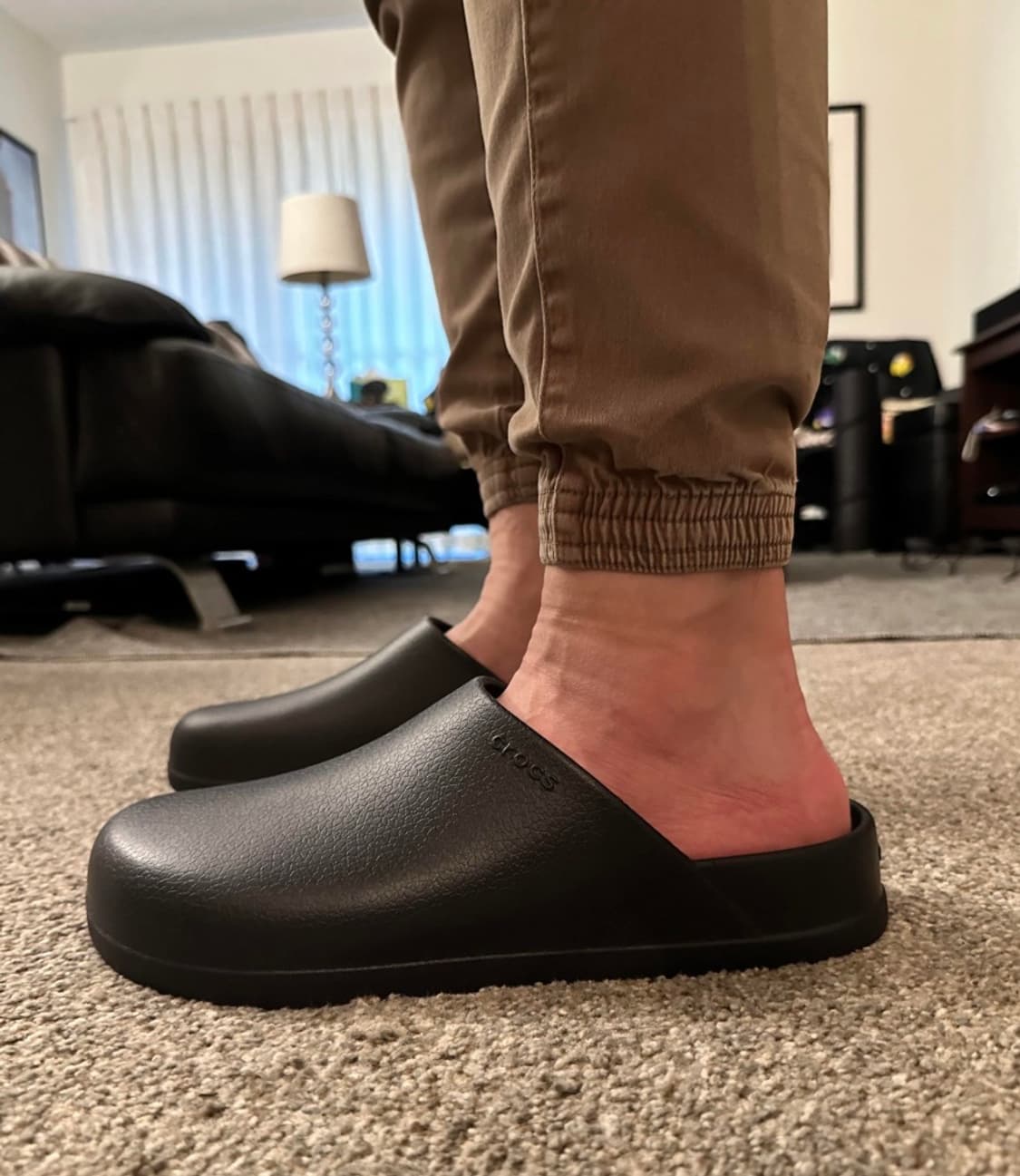 [새상품] 크록스 딜란 뮬 블랙 43 상품이미지2