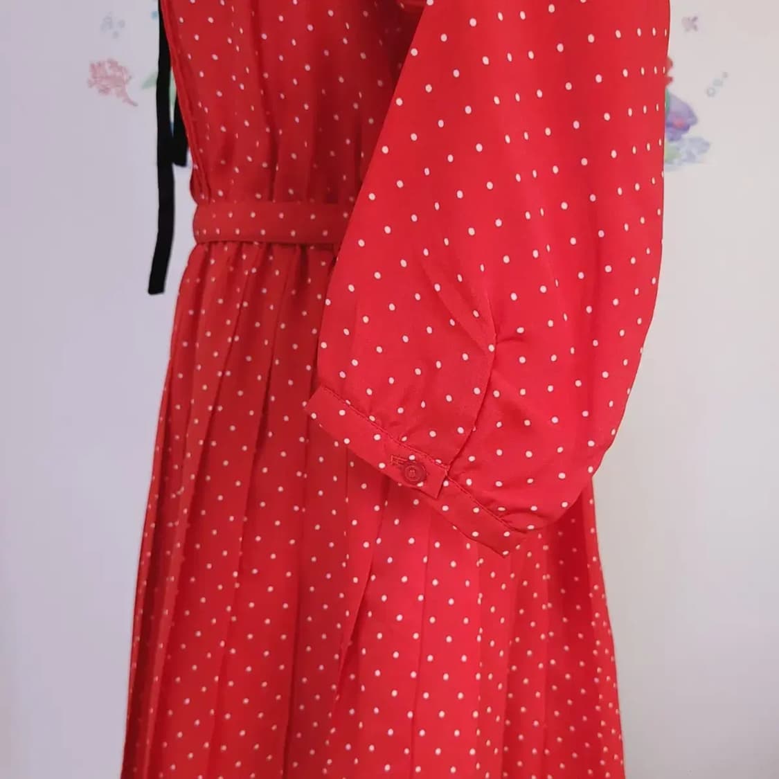 일본빈티지 레트로 땡땡이원피스 상품이미지8