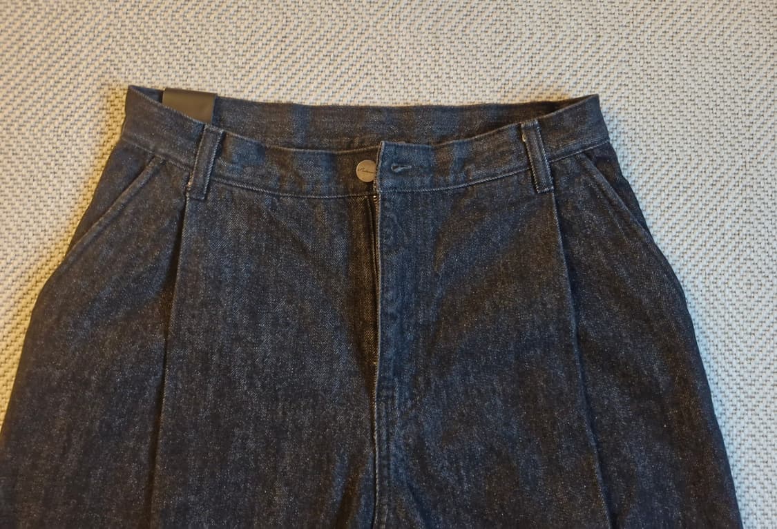 노이어 와이드 블랙진 48 상품이미지4