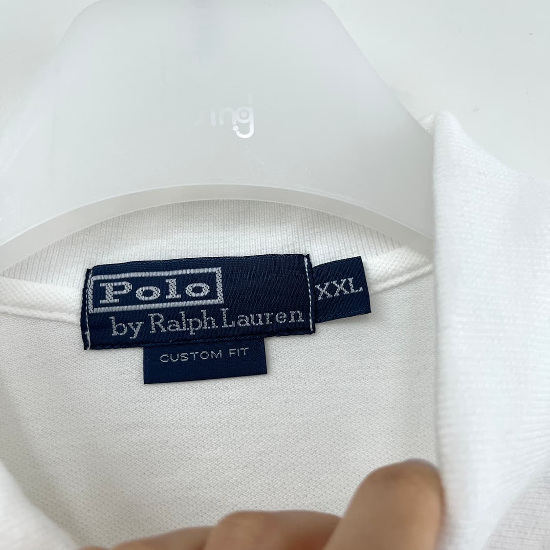 폴로 랄프로렌 빅포니 화이트 카라 긴팔 티셔츠 상품이미지5