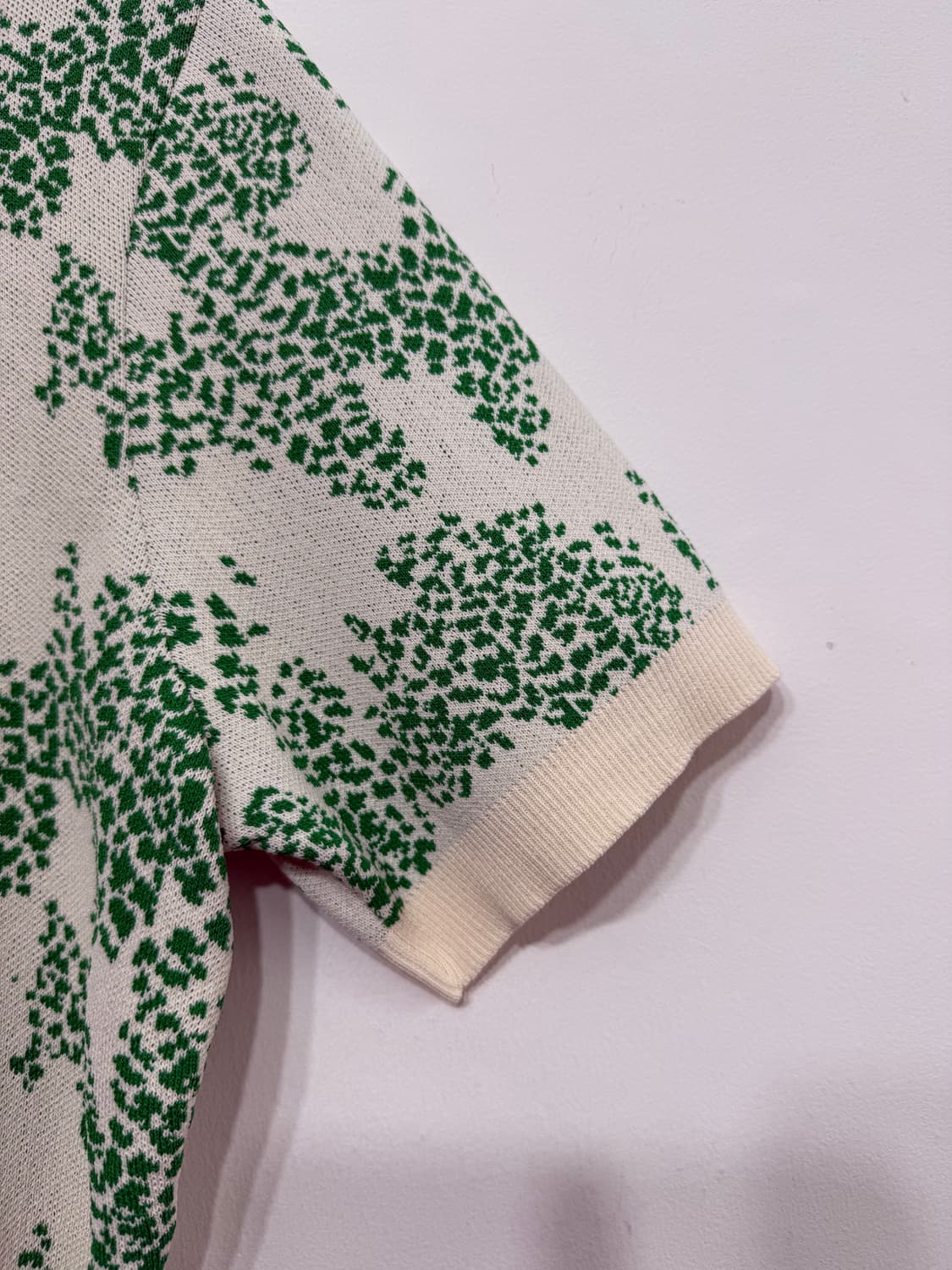 렉토 RECTO 선라이즈 자카드 니트 반팔 S 상품이미지6