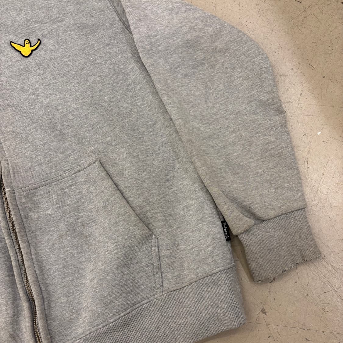 마크곤잘레스 빅로고 그레이 후드집업 상품이미지2