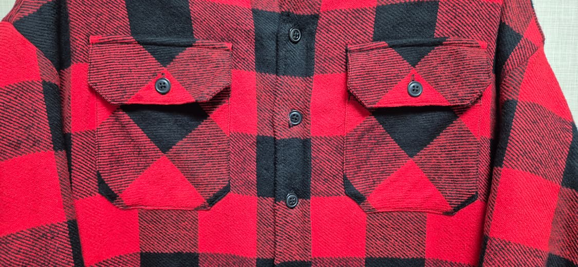 R13 체크 퀼팅코트  상품이미지8