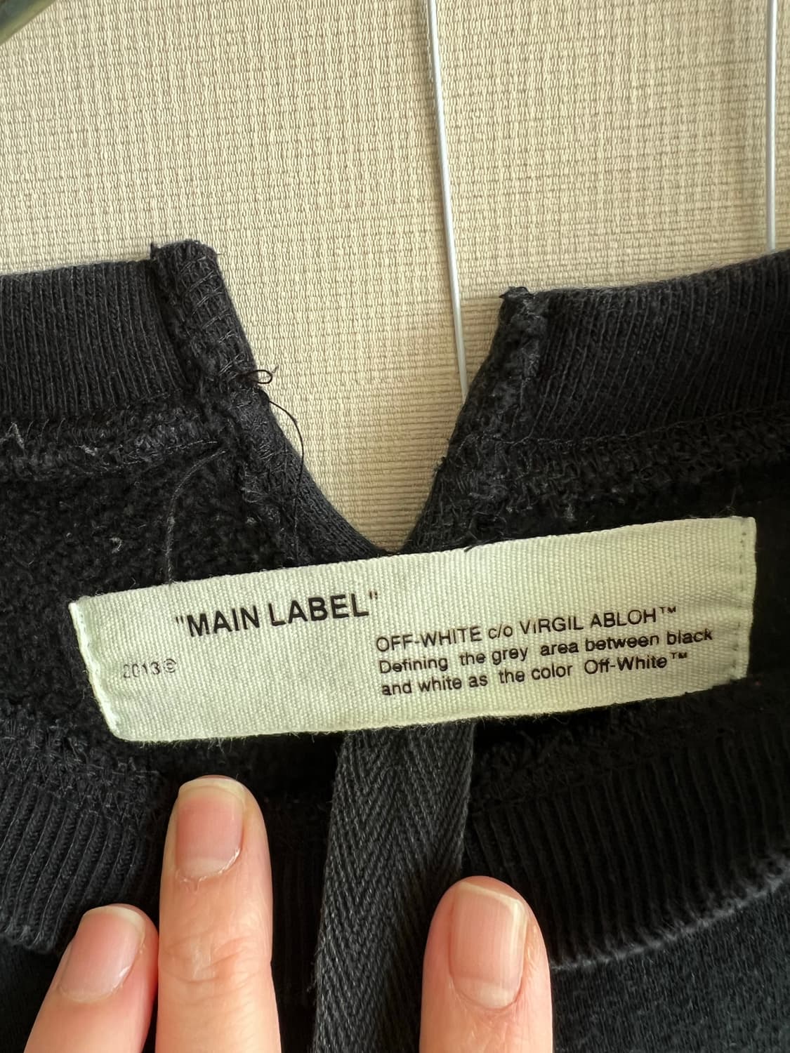 오프화이트 맨투맨 상품이미지7