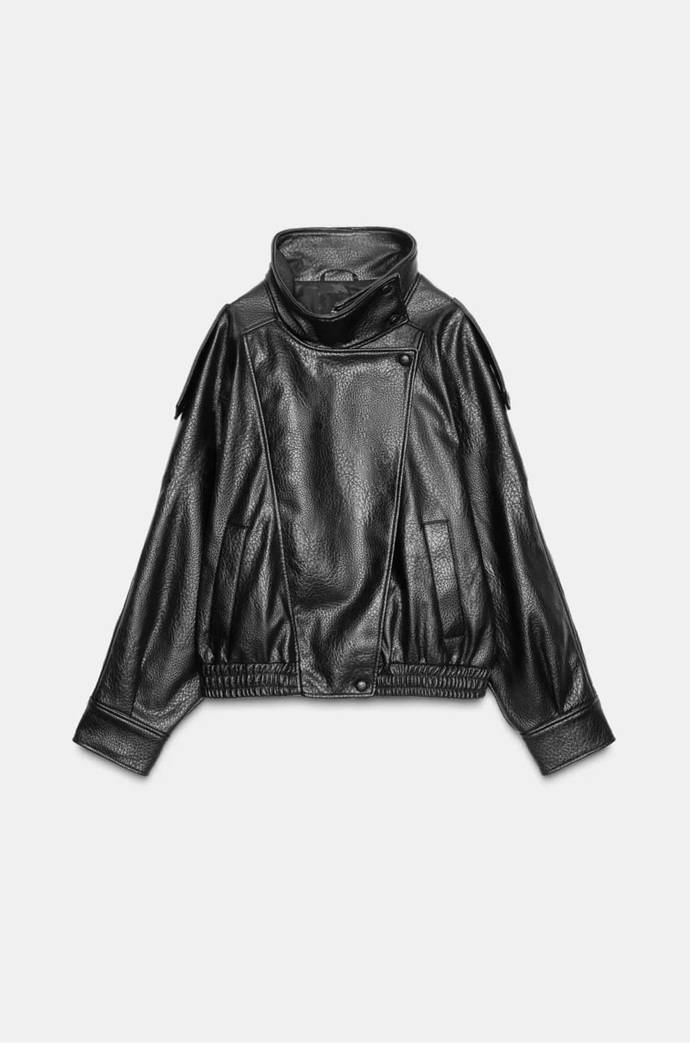 ZARA 자라 레더 자켓 사이즈 L 상품이미지1