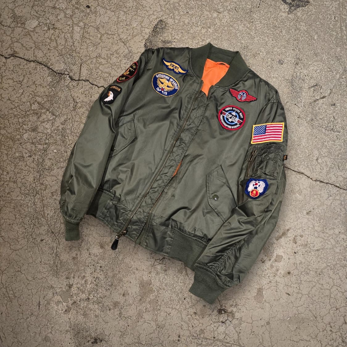 Alpha Industries MA-1플라이트 리버서블 자켓 상품이미지2