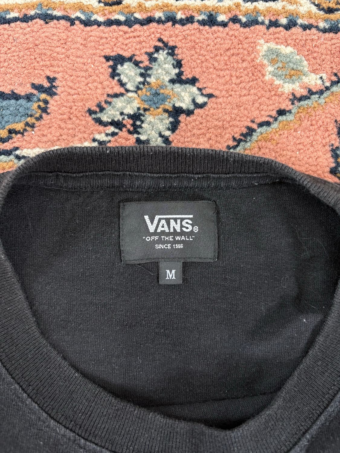 반스 VANS 프린팅 블랙 티셔츠 상품이미지2