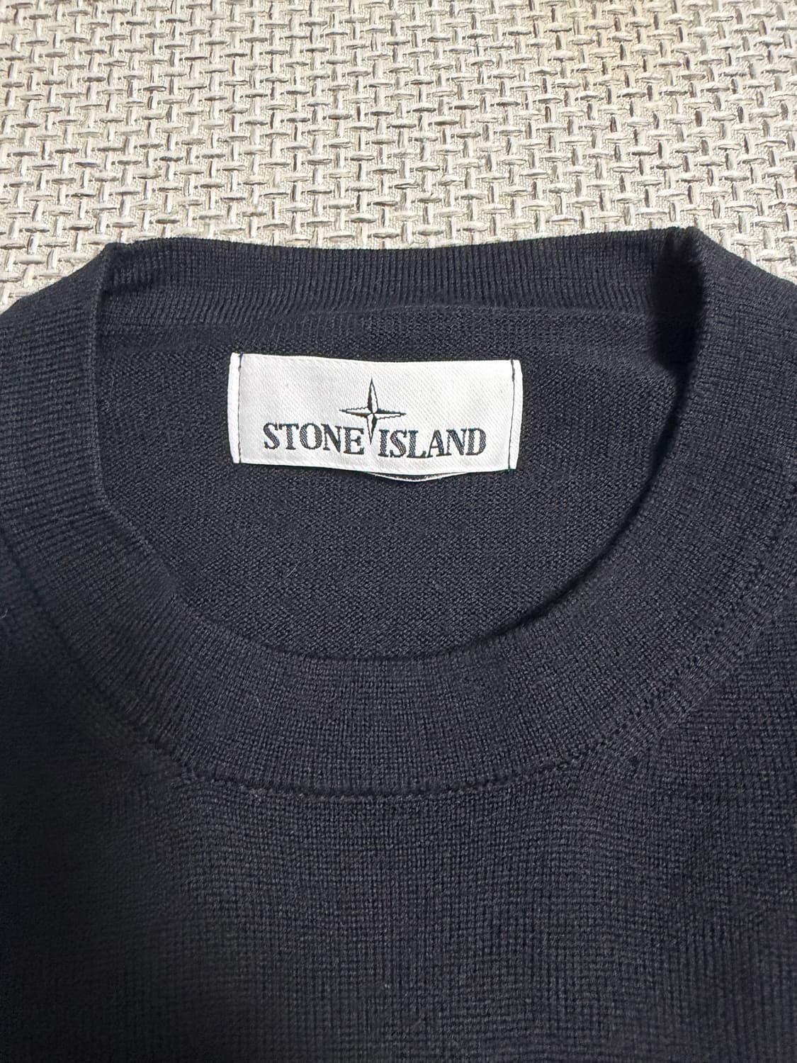 새상품 스톤아일랜드 울니트 블랙 M 상품이미지3