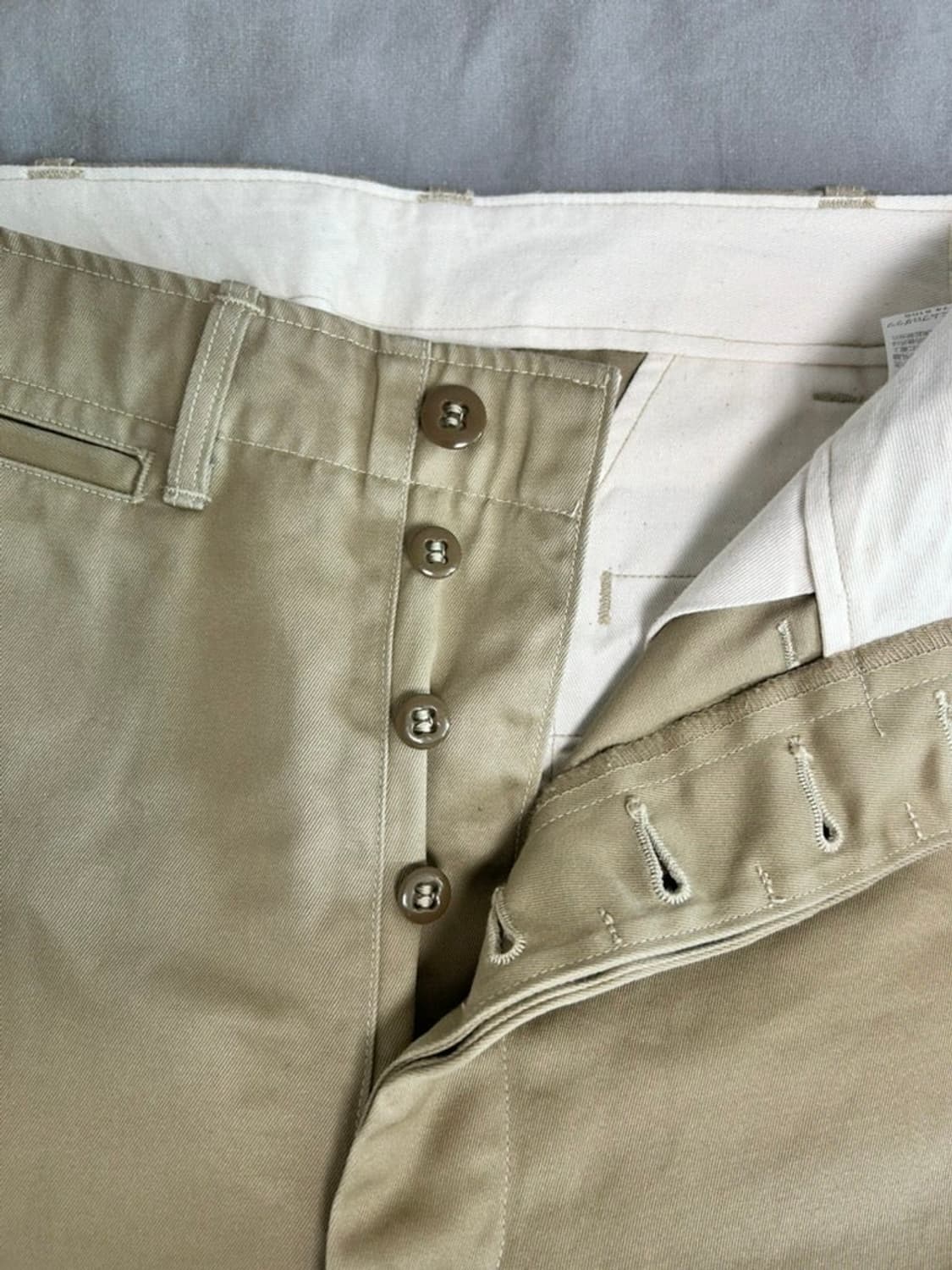 오어슬로우 빈티지핏 아미 트라우저 오피서 치노 새상품 상품이미지4