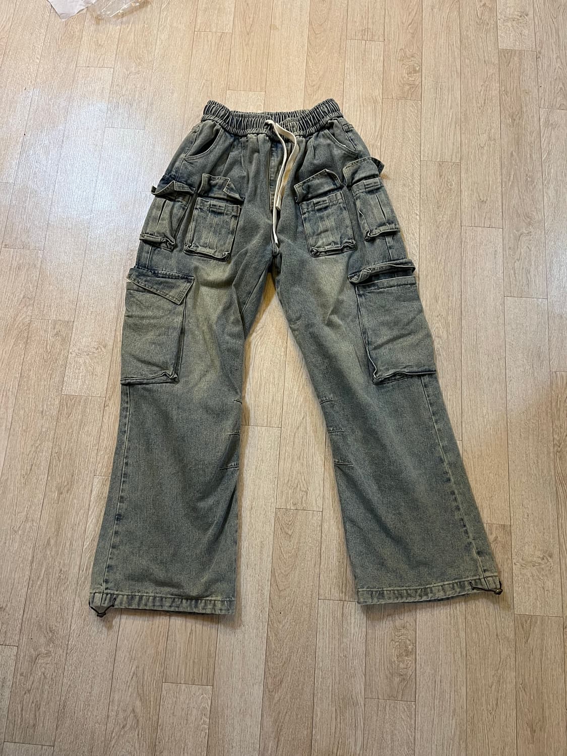 빈티지 카고포켓 와이드데님 상품이미지1