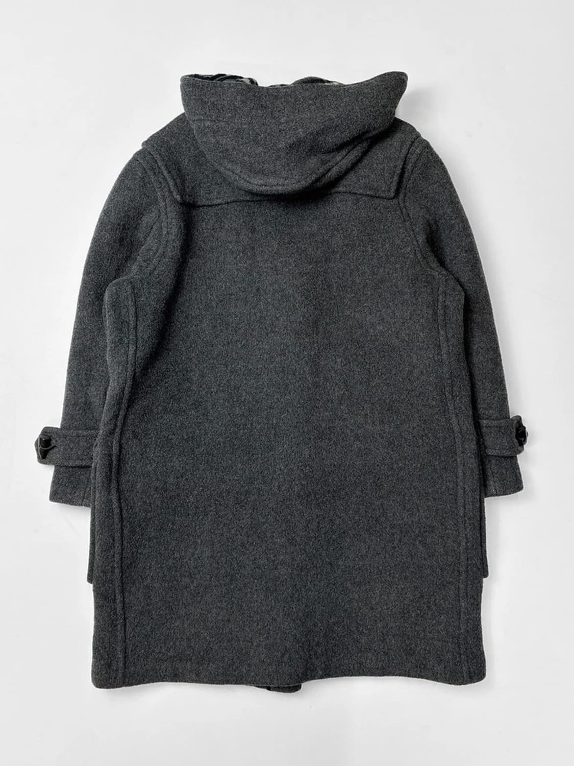 버버리 90's 오리지널 울 더플 후디 코트 PN5617 상품이미지4