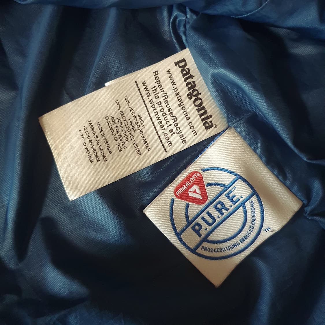 파타고니아 나노퍼프 프리마로프트 자켓 L (소매기장수선) 상품이미지5