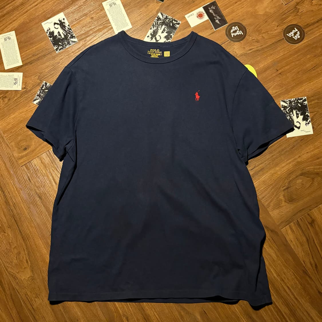 polo ralph lauren heavy tshirt navy xl 상품이미지1