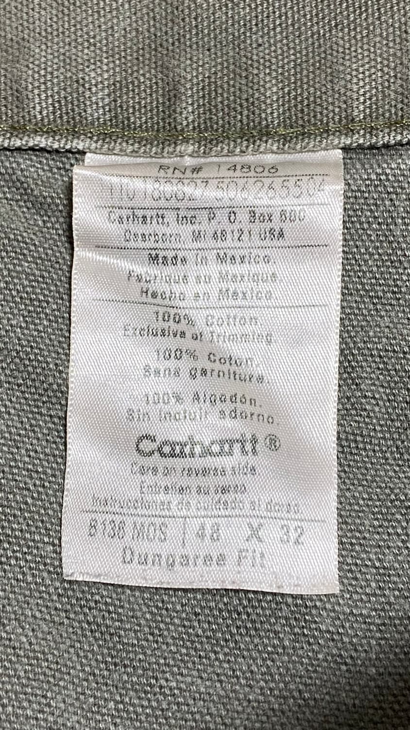 칼하트 B138 MOS 더블니 카펜터 팬츠 48x32 상품이미지4