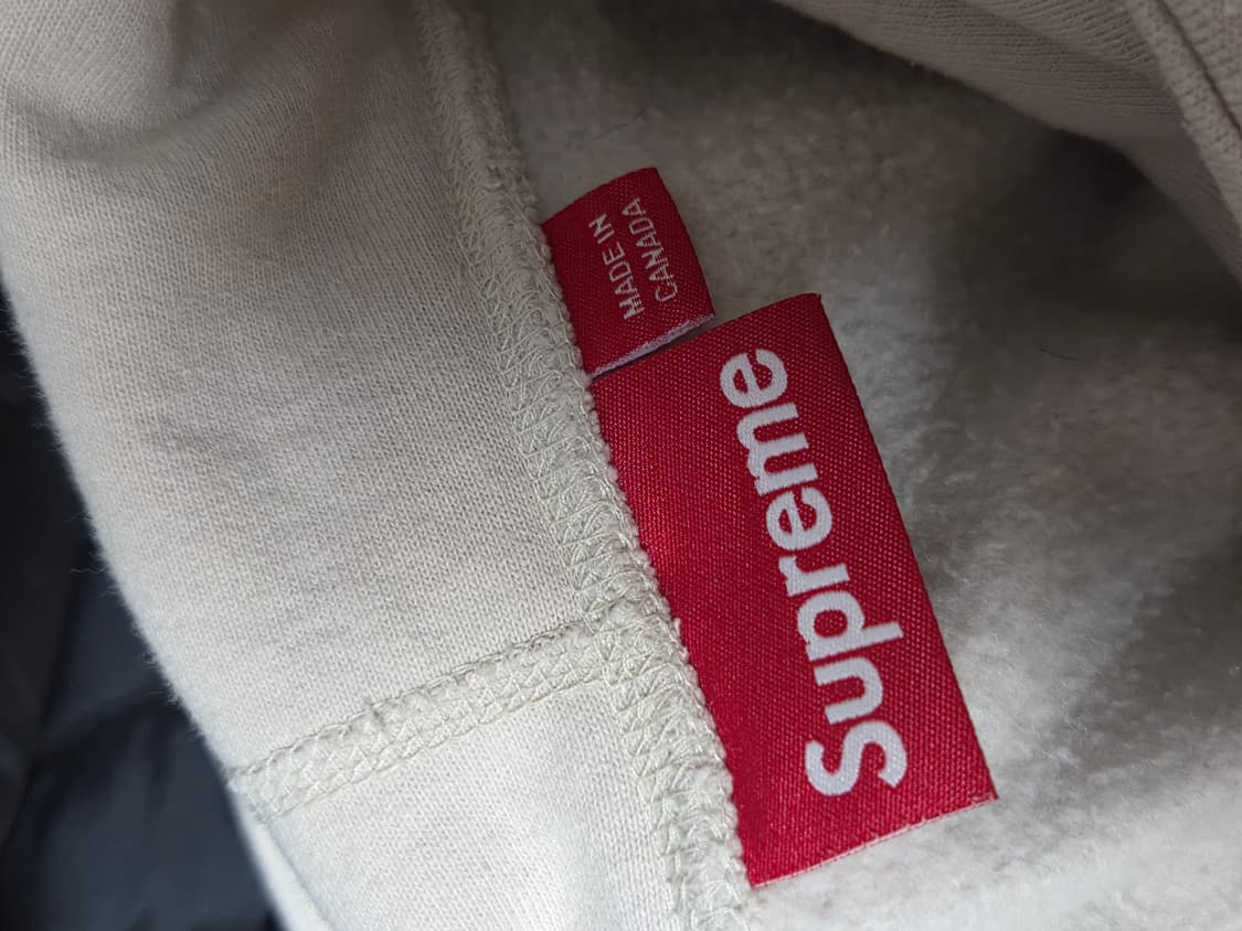 슈프림 24fw 박스로고 후드 [스톤/XL] 상품이미지3